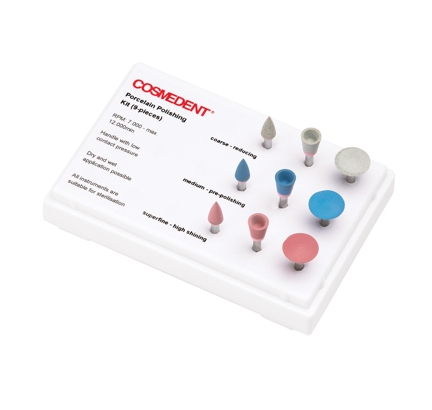 Porcelain Polishing Kit Cosmedent Restorative Dentistry