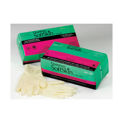 Quantum Softskin Latex Exam Gloves With Aloe Vera And Vitamin E Quantum Labs Incorporated