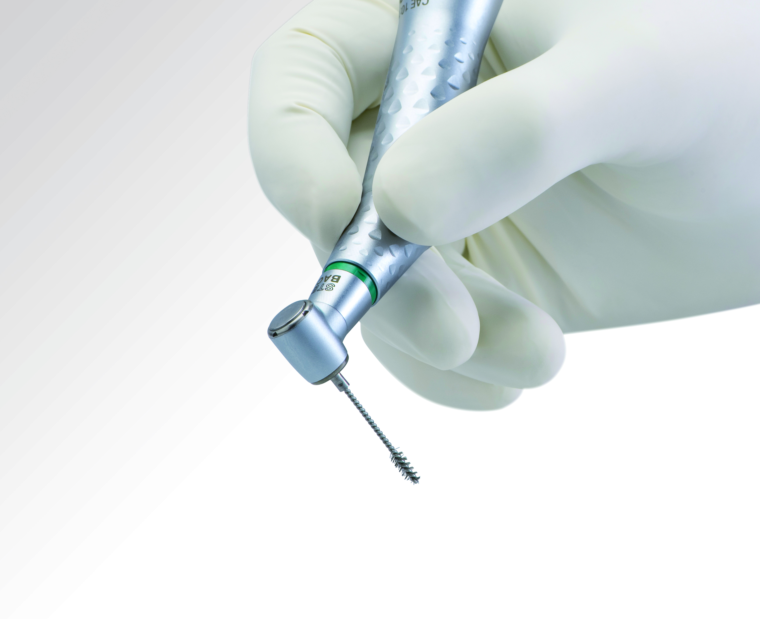 Titanium Brush For Dental Bone Debridement - TI-6AL-4V ELI Alloy, Made In Israel